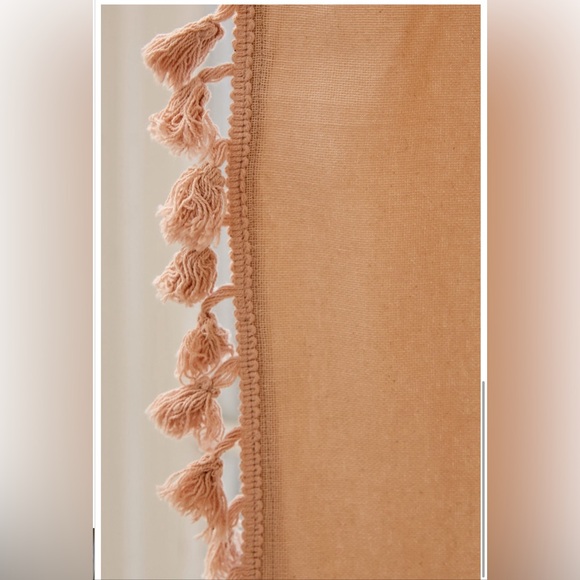 Palma Fringe Light Blocking Window Curtains - Picture 3 of 4